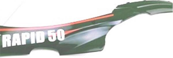 Rmg Marşbiyel Sol Siyah Moto Gusto Rapıd 50cc (kırmızı Çizgili) - Image 1