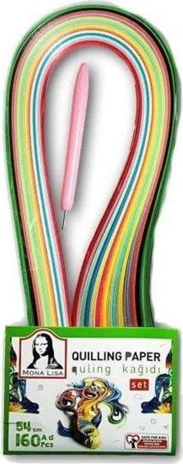 Mona Lisa Monalisa Quilling Kağıdı 54 CM 160 Parça QL01-4 - Image 1