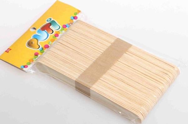 Puti Ahşap Büyük Dil Çubuğu Natural 50 Lİ 4612 - Image 1