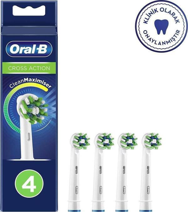 Oral-B   Diş Fırçası Yedek Başlığı Cross Action 4'Lü - Image 1