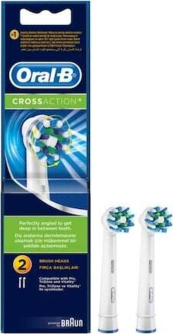 Oral-B Cross Action Diş Fırçası Yedek Başlığı 2 Adet - Image 1