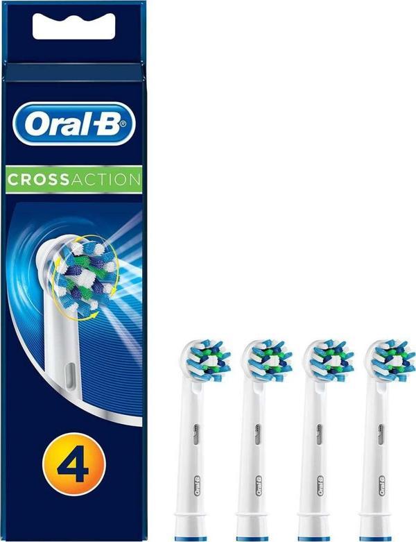 Oral-B Diş Fırçası Yedek Başlığı Cross Action 4 Adet - Image 1