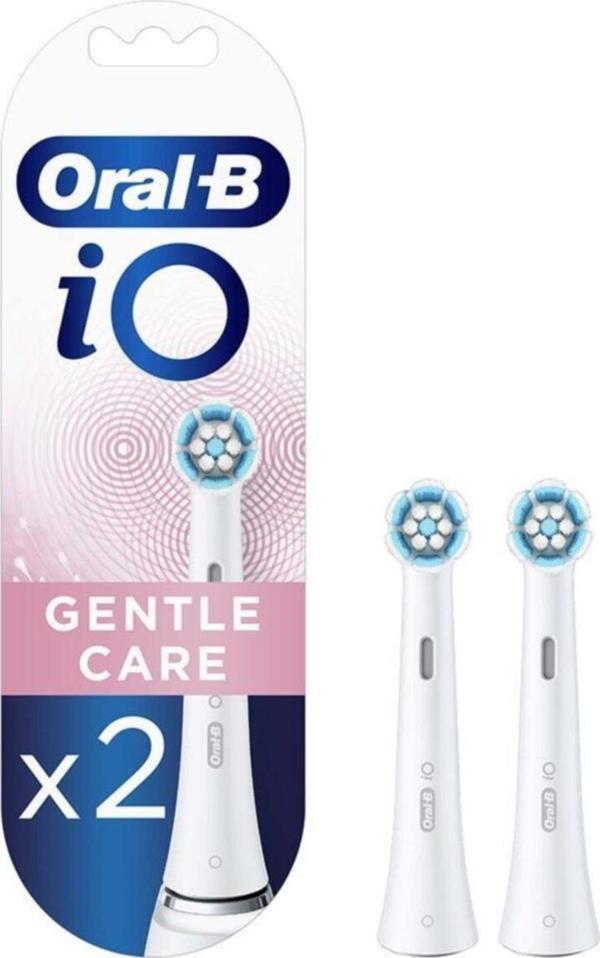 Oral-B İo Gentle Care Beyaz Diş Fırçası Yedek Başlığı 2 Adet - Image 1