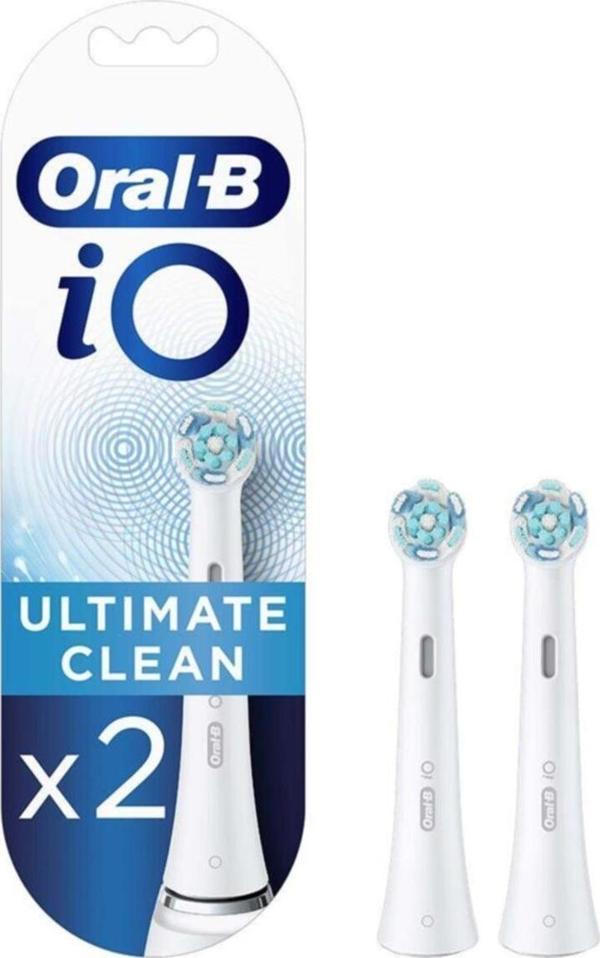 Oral-B İo Ultimate Clean Beyaz Diş Fırçası Yedek Başlığı 2 Adet - Image 1