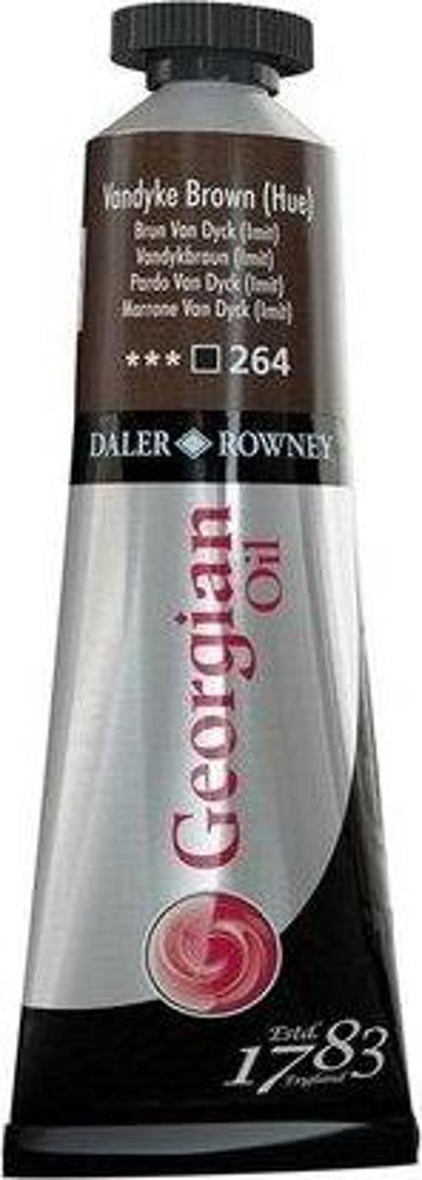 Daler Rowney Georgian Yağlı Boya Goc 38 ml Vandyke Brown (Hue) 111014264 - Image 1