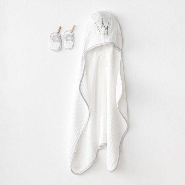 andywawa Ac24724 Tovel 80X80 Müslin Wawa Boys Havlu Set White - Image 1