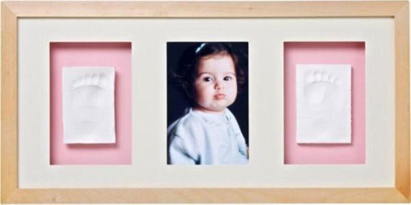 Baby Memory Prints Bebek El & Ayak Izi Tablo - Üçlü Çerçeve - Image 1