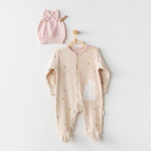 andywawa Bebek Tulum Takim Romper Hat Set Baby Casual - Image 1