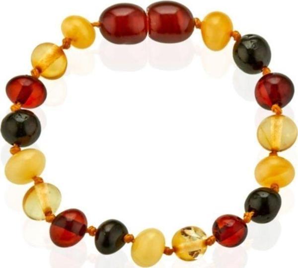 Babyjem Kehribar Bebek Bilekliği Multicolor - Image 1