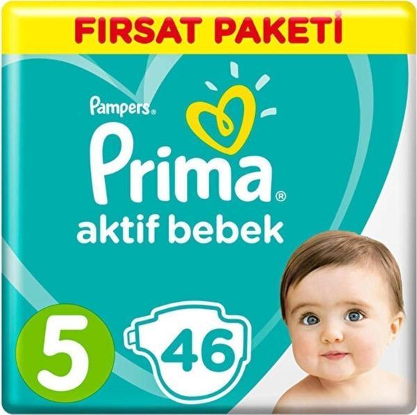 Prima Marka: Aktif Bebek Fırsat Paketi 5 Beden 46'Lı Kategori: Kağıt Havlu - Image 1