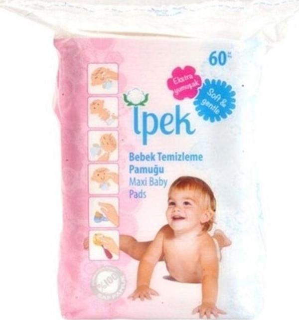 Rodrigo Ipek Kare Bebek Temizleme Pamuğu 60'Lı - Image 1