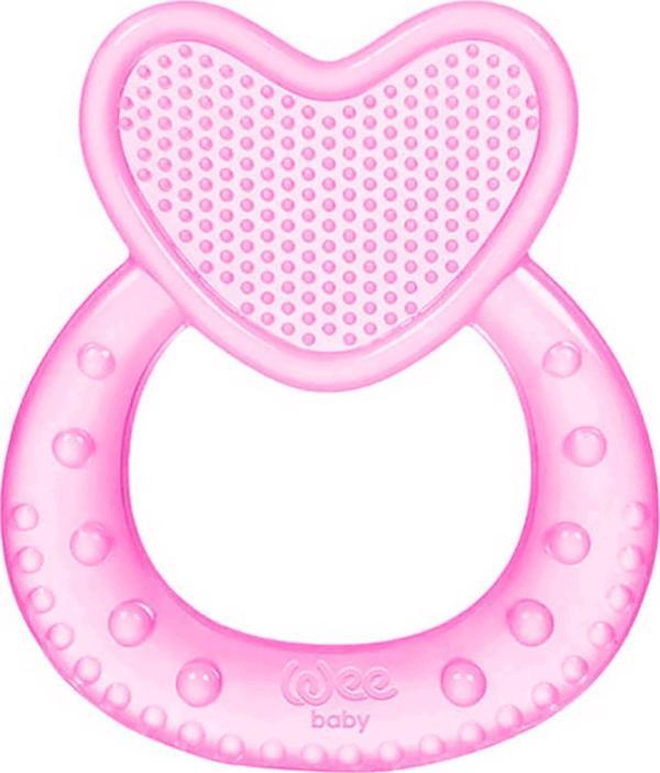Wee Baby Kalpli Silikon Diş Kaşıyıcı Pembe - Image 1