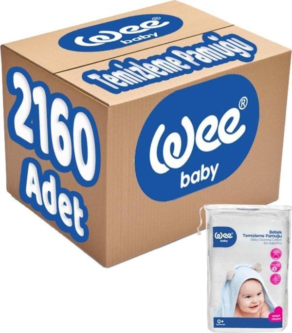 Wee Baby Bebek Temizleme Pamuğu 2160 Adet (36Pk*60) - Image 1