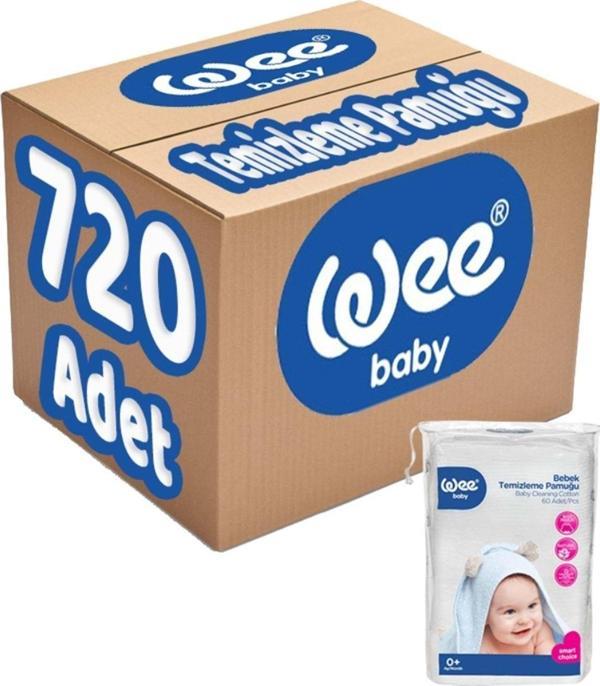Wee Baby Bebek Temizleme Pamuğu 720 Adet (12Pk*60) - Image 1