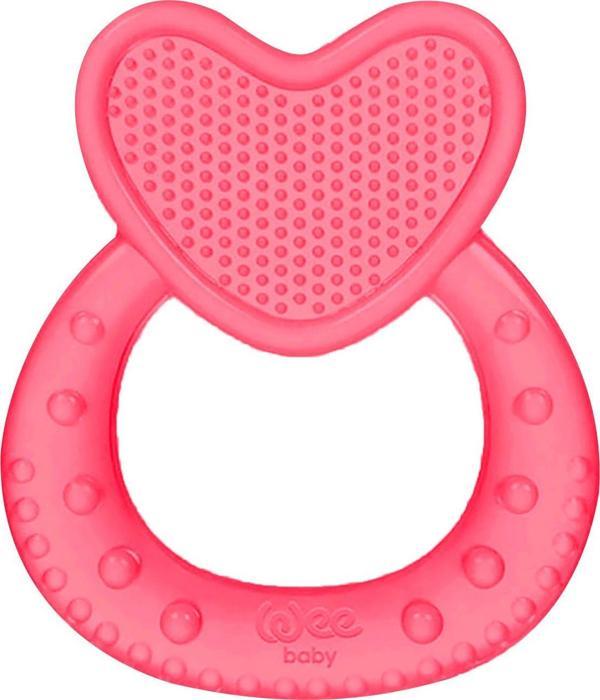 Wee Baby Kalpli Silikon Diş Kaşıyıcı Kırmızı - Image 1