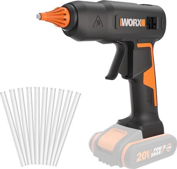WORX WX045.9 20Volt 11MM Profesyonel Sıcak Mum Silikon Tabancası + 10 Silikon (Akü Dahil Değildir) - Image 1