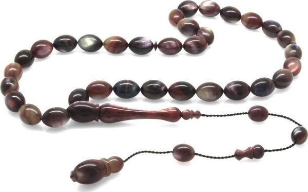 Sistemli Arpa Kesim Multicolor Sedefli Colorful Katalin Tesbih - Image 1