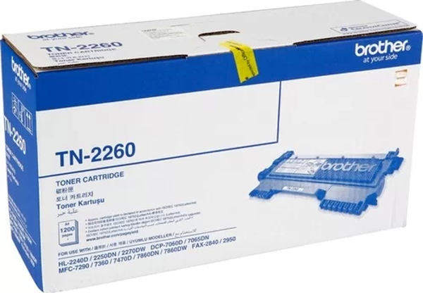 Brother TN 2260 Siyah Orjinal Toner - Image 1