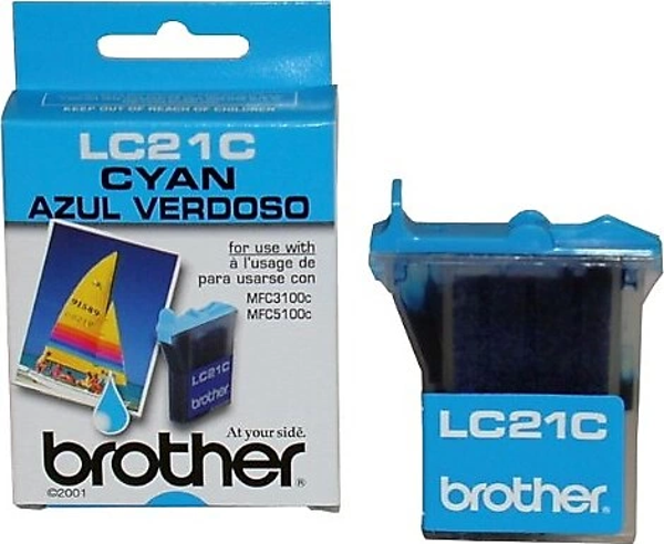 OUTLET BROTHER LC21C MAVİ ORJİNAL KARTUŞ 400 SAYFA (MFC 3100C MFC 580 MFC 890 MFC 5200C) - Image 1