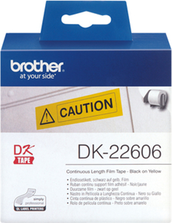 BROTHER DK22606 P-TOUCH ETİKET MAKİNESİ ŞERİDİ 62mmx15.24m - Image 1