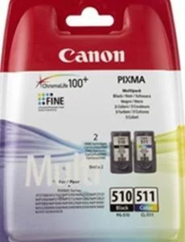 CANON 2970B010 PG-510BK/CL-511 KARTUS 2LI PAKET - Image 1