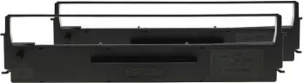 EPSON C13S015647BA -IKILI PAKET-BLACK RIBBON- LX-350 / 300+ / 30 /8750/ 4 MILYON KARAKTER - Image 1