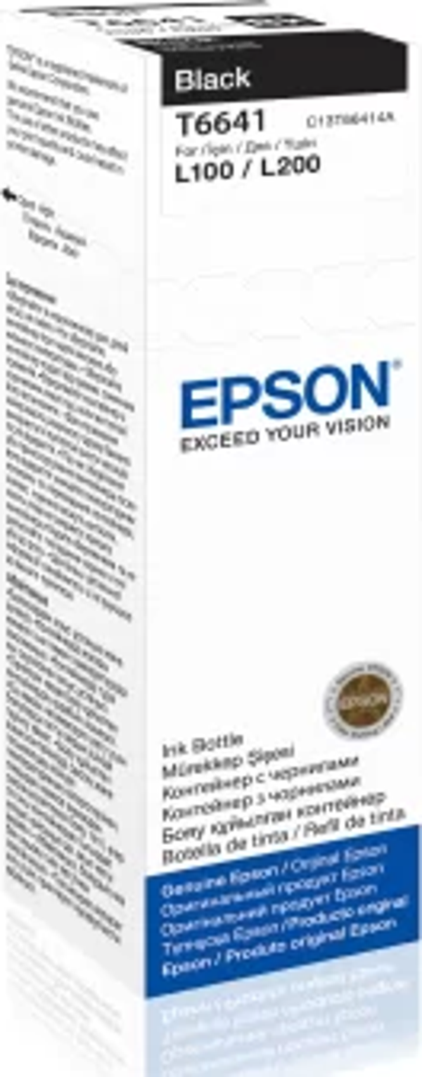 EPSON C13T66414A KARTUS-BLACK 70ML/L550/L200/L220/L3557/L365 - Image 1