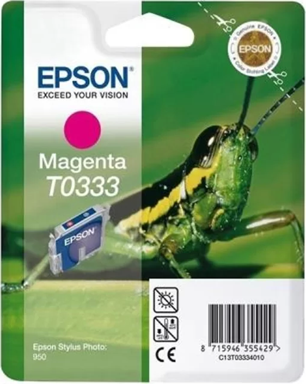 OUTLET EPSON T0333 C13T03334020 KIRMIZI ORJİNAL KARTUŞ 440 SAYFA (PHOTO 950 960) - Image 1