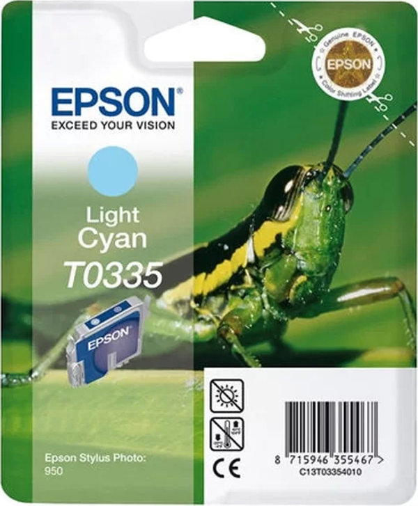 OUTLET EPSON T0335 C13T03354020 AÇIK MAVİ ORJİNAL KARTUŞ 440 SAYFA (PHOTO 950 960) - Image 1