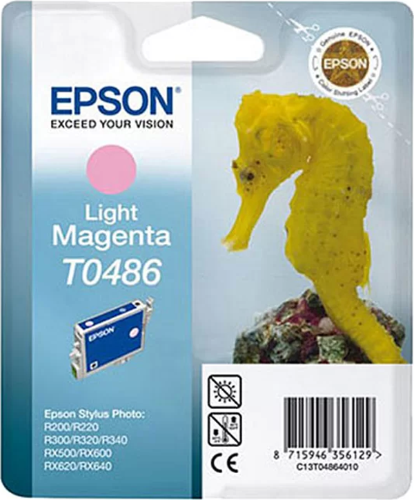 OUTLET EPSON T0486 C13T04864020 AÇIK KIRMIZI ORJİNAL KARTUŞ (R200 R300 R330 R340 R350) - Image 1