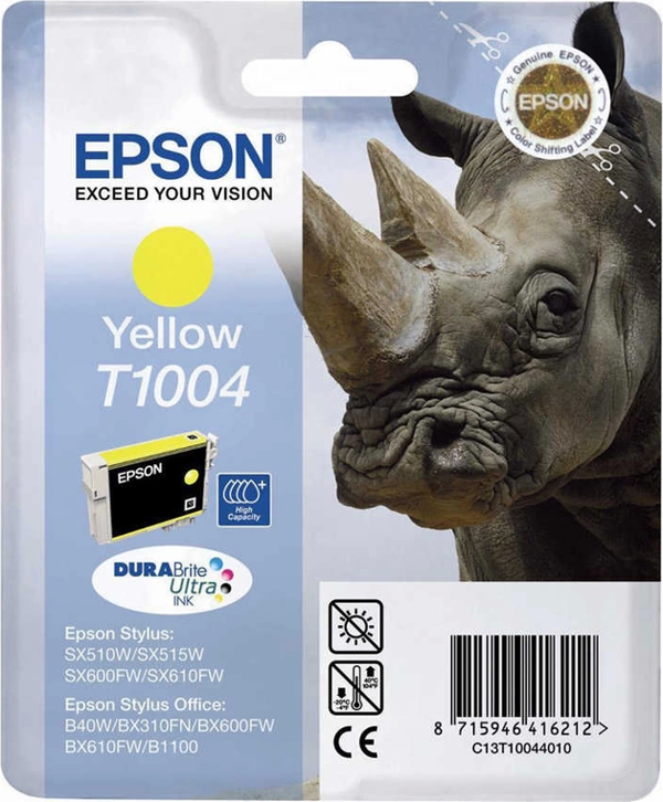 OUTLET EPSON T1004 C13T10044020 SARI ORJİNAL KARTUŞ (B1100 B40W BX310FN BX510W) - Image 1