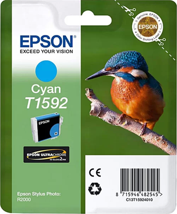 OUTLET EPSON T1592 C13T15924010 MAVİ ORJİNAL KARTUŞ (R2000) - Image 1