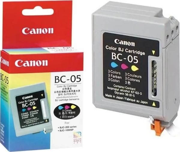 OUTLET CANON BC-05 RENKLİ ORJİNAL KARTUŞ 100 SAYFA (BJC 1000  BJC 240 BJC 250) - Image 1