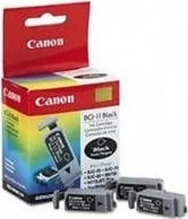 OUTLET CANON BCI-11BK SİYAH ORJİNAL KARTUŞ 45 SAYFA 3LÜ PAKET (LR1 BJ 30 BJC 50 BJC 80 BJC 85) - Image 1