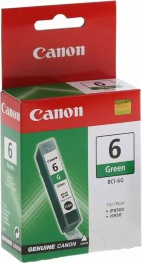 OUTLET CANON BCI-6G YEŞİL ORJİNAL MÜREKKEP KARTUŞ 280 SAYFA (BJC 8200  İ9900 S820 S9000 İP3000) - Image 1
