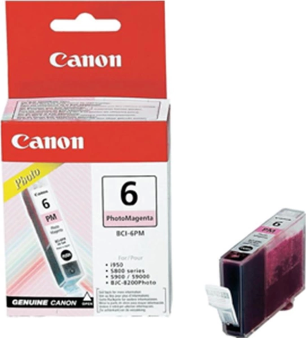 OUTLET CANON BCI-6PM FOTO KIRMIZI ORJİNAL KARTUŞ 280 SAYFA (PHOTO BJC 8200 İ9900 S820 S9000 İP6000D) - Image 1