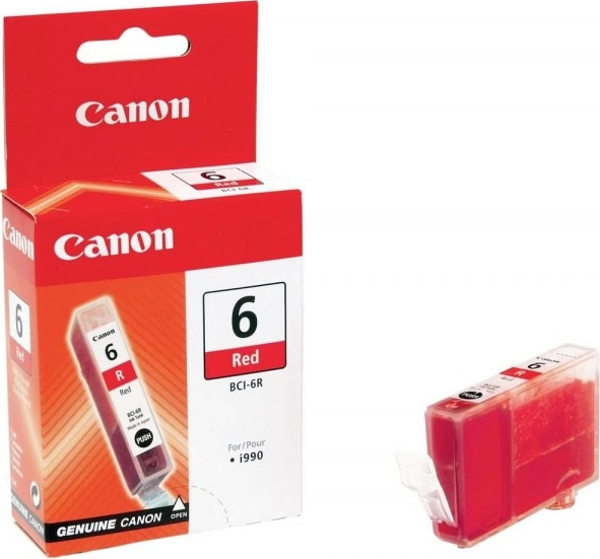 OUTLET CANON BCI-6R KIRMIZI ORJİNAL KARTUŞ 280 SAYFA (BJC 8200 İ9100 BJC 8200 İ9900 S820 S9000 İP6000D) - Image 1