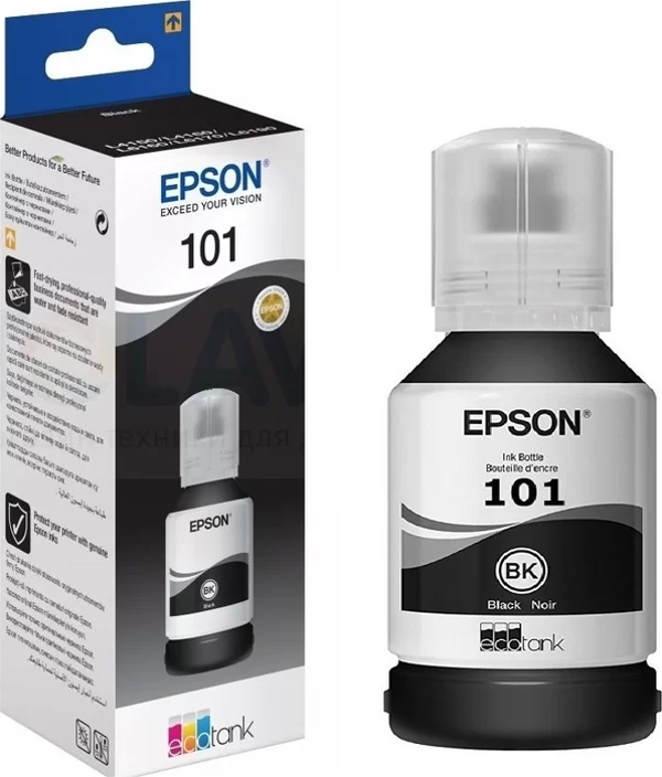EPSON 101 C13T03V14A SİYAH MÜREKKEP KARTUŞ 7500 SAYFA (L4150 L4160 L6160 L6170 L6190) - Image 1