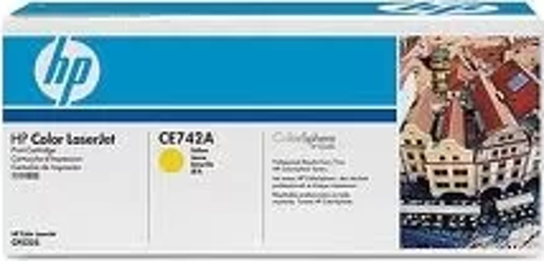 HP CE742A (307A) SARI TONER 7.300 SAYFA - Image 1