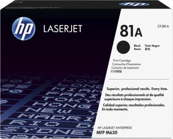 HP CF281A (81A) SIYAH TONER 10.000 SAYFA - Image 1