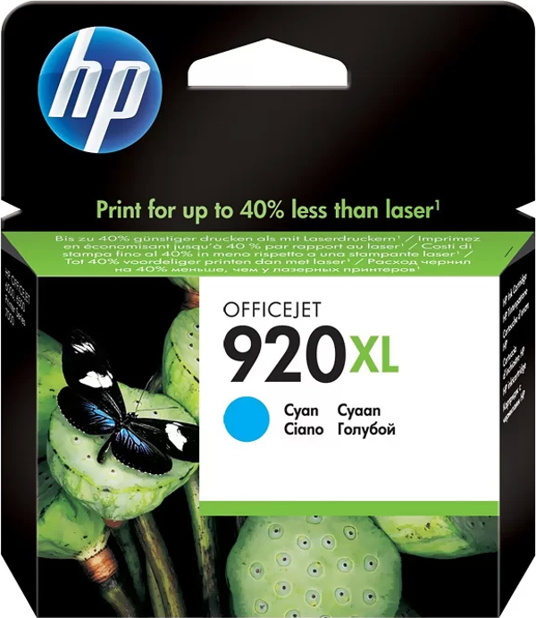 OUTLET HP CD972AE 920XL MAVİ ORJİNAL MÜREKKEP KARTUŞ 700 SAYFA YÜKSEK KAPASİTE (4500 J4580 J4660) - Image 1