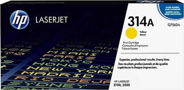 OUTLET HP Q7562A CE314A SARI ORJİNAL TONER - Image 1