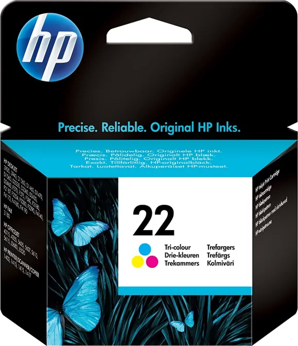 HP C9352AE 22 3 RENK MÜREKKEP KARTUŞ 165 SAYFA (815C 3820 720 920C 950) - Image 1