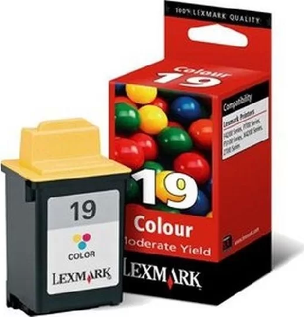 OUTLET LEXMARK 15M2619E 19 RENKLİ ORJİNAL KARTUŞ 260 SAYFA (F4270 P3120 X125 X83 Z705) - Image 1