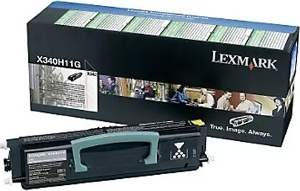 OUTLET LEXMARK X340H11G SİYAH ORJİNAL TONER 6000 SAYFA YÜKSEK KAPASİTE (X342N) - Image 1
