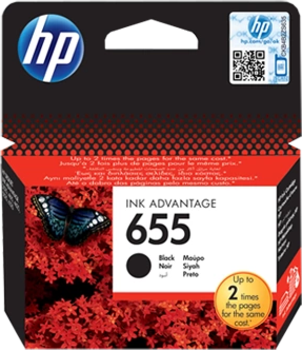 HP CZ109AE (655) SIYAH MUREKKEP KARTUSU 550 SAYFA - Image 1