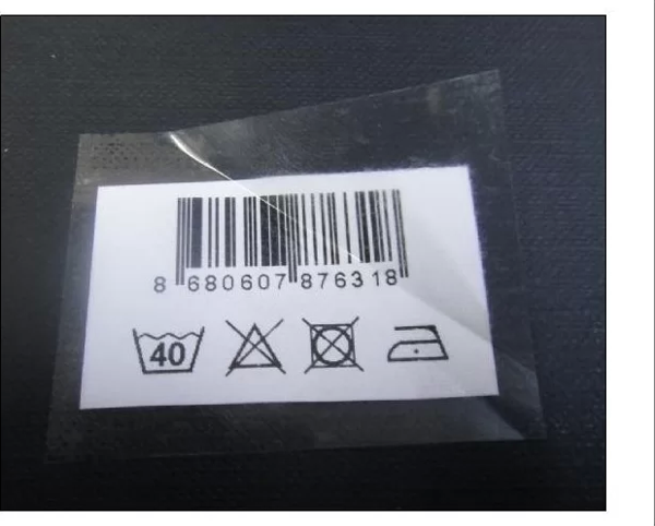 40X80 PVC ŞEFFAF ETİKET 1000 Lİ SARIM - Image 1