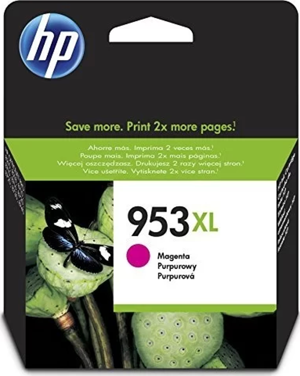HP F6U17AE (953XL) MACENTA YUKSEK KAPASITELI MUREKKEP KARTUSU 1.600 SAYFA - Image 1