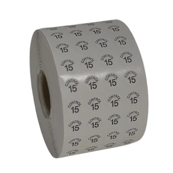 Etiketleme Makinesi Kontrol Etiket 15 No (5 Rulo 50.000 Adet) - Image 1