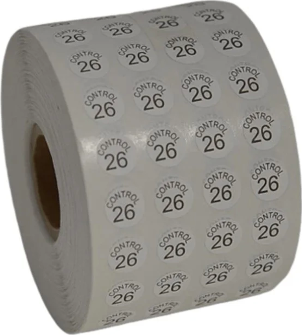 Etiketleme Makinesi Kontrol Etiket 26 No (5 Rulo 50.000 Adet) - Image 1